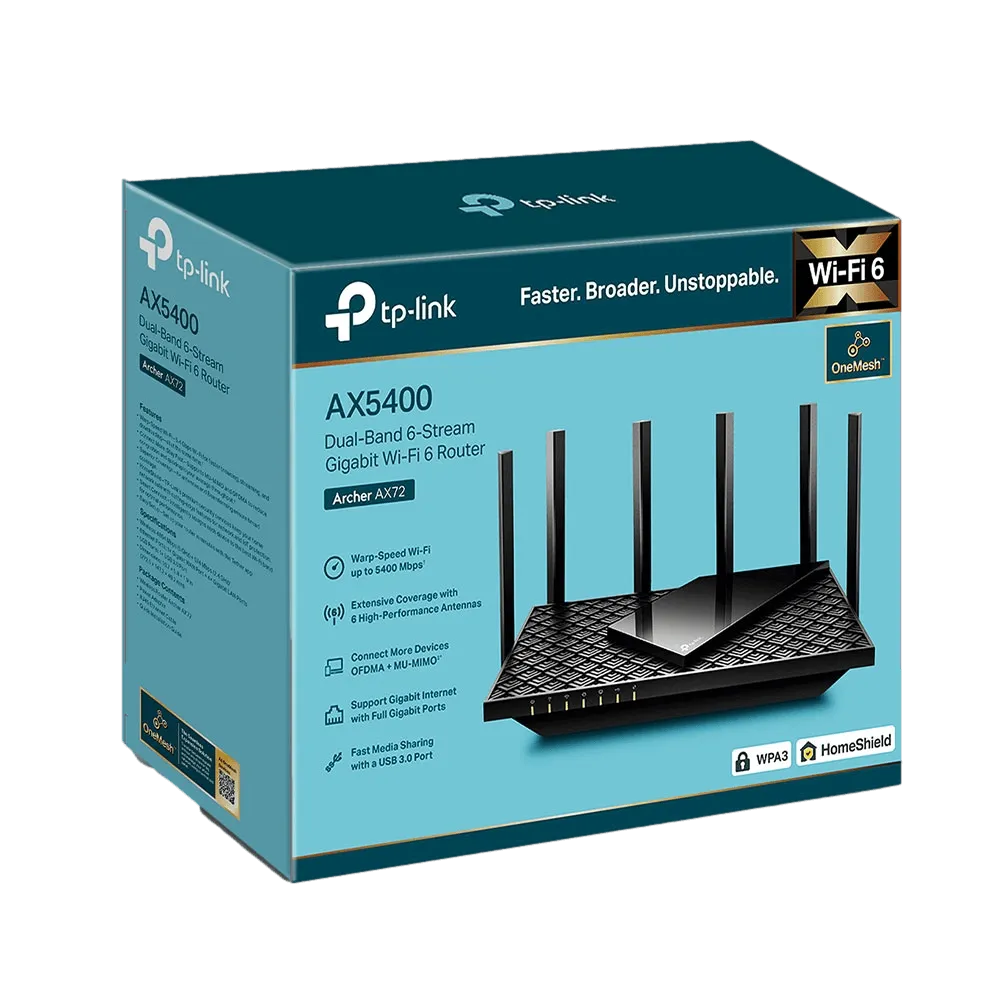 נתב ARCHER AX72 AX5400 WI-FI 6