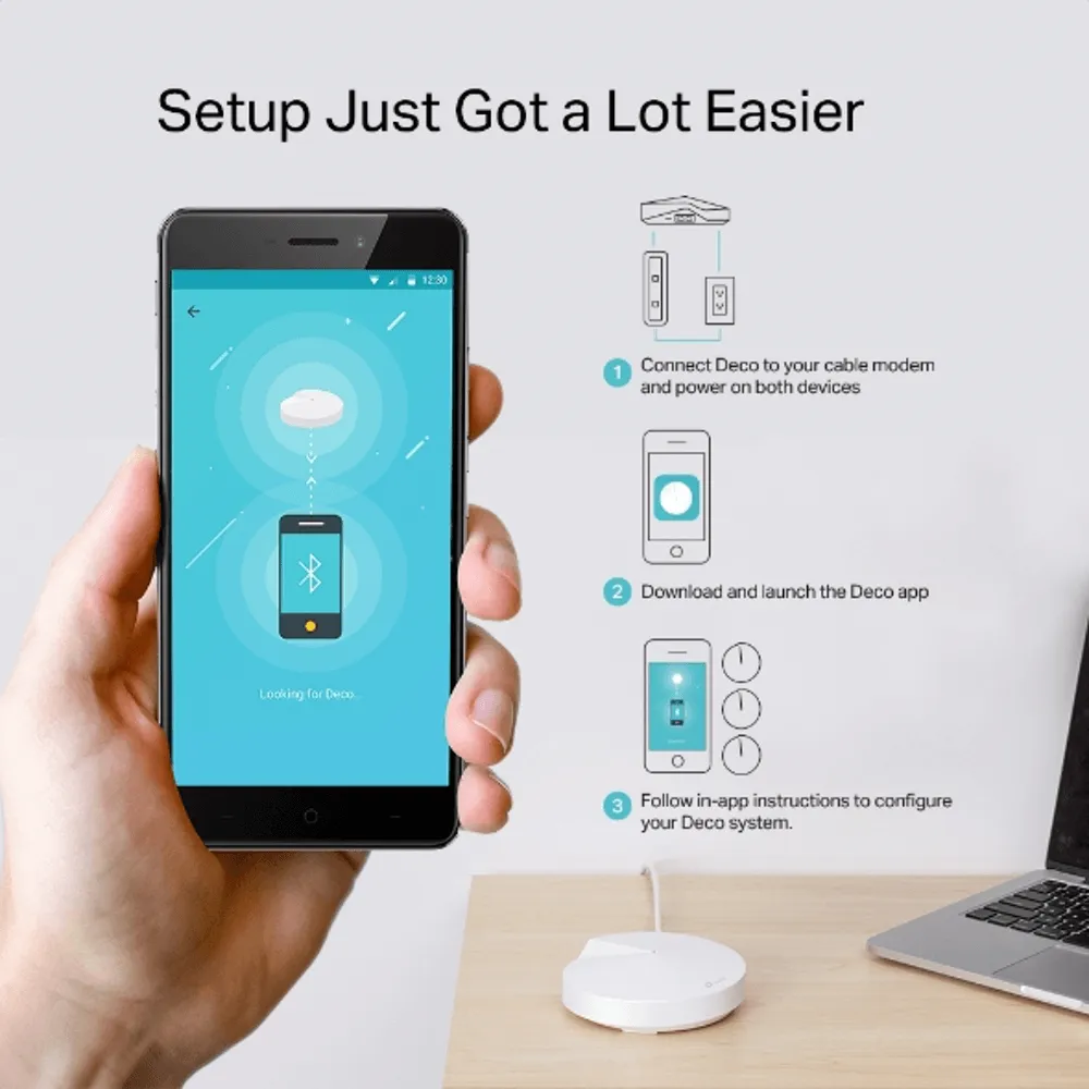 מגדיל טווח Deco M9 MESH 2200Mbps (שלוש יחידות) Tp-Link