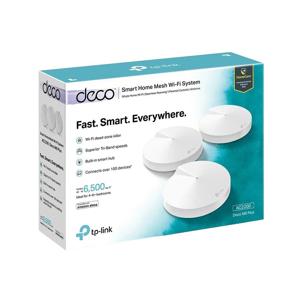 מגדיל טווח Deco M9 MESH 2200Mbps (שלוש יחידות) Tp-Link