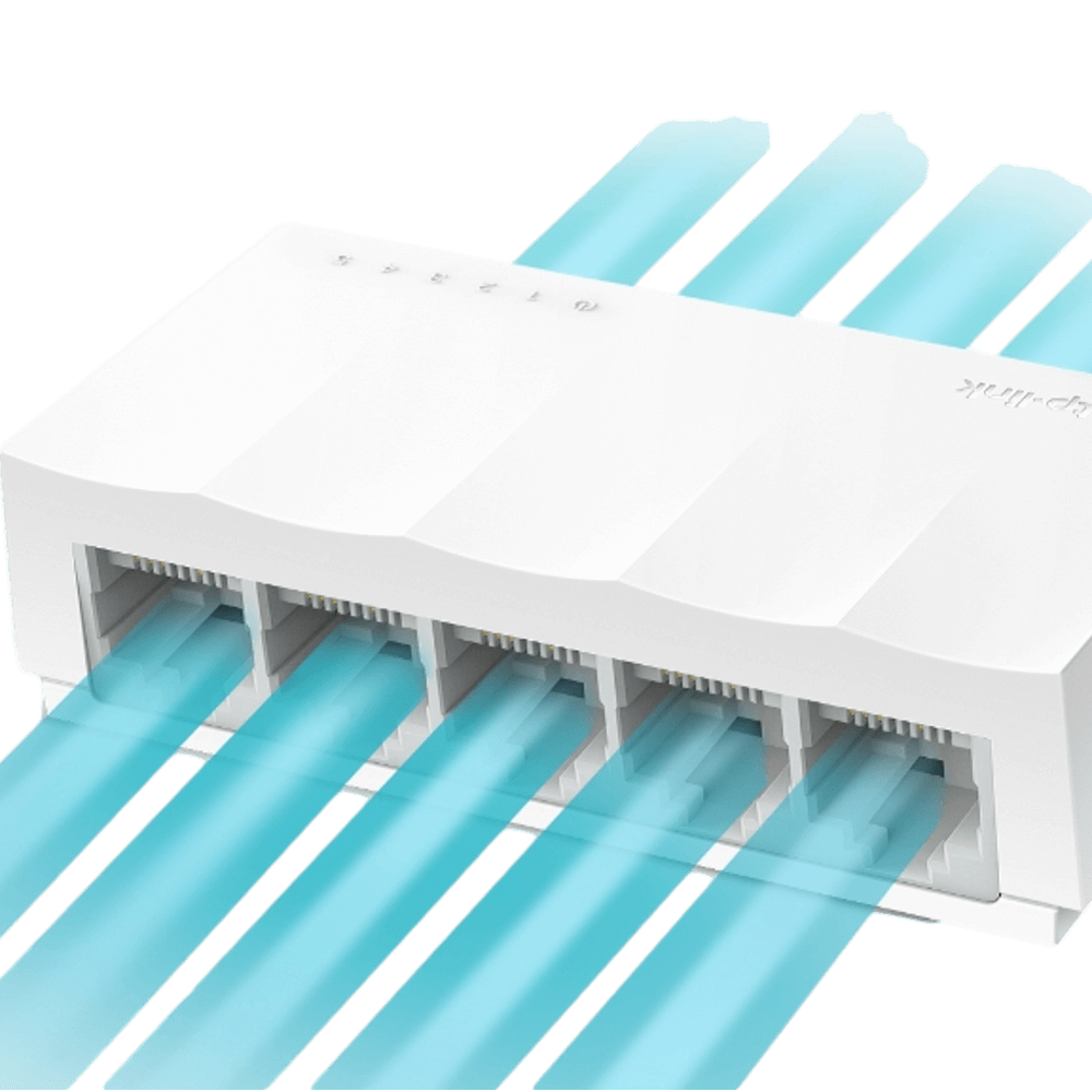 מתג שולחני 5 יציאות במהירות 10/100 דגם: LS1005 מבית TP-Link