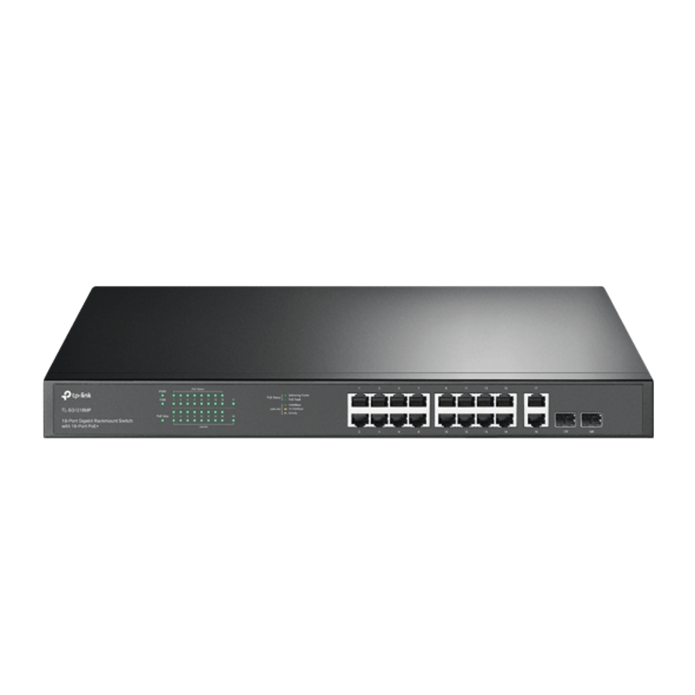 מתגTL-SG1218MP 16POE+ 250W 2SFP