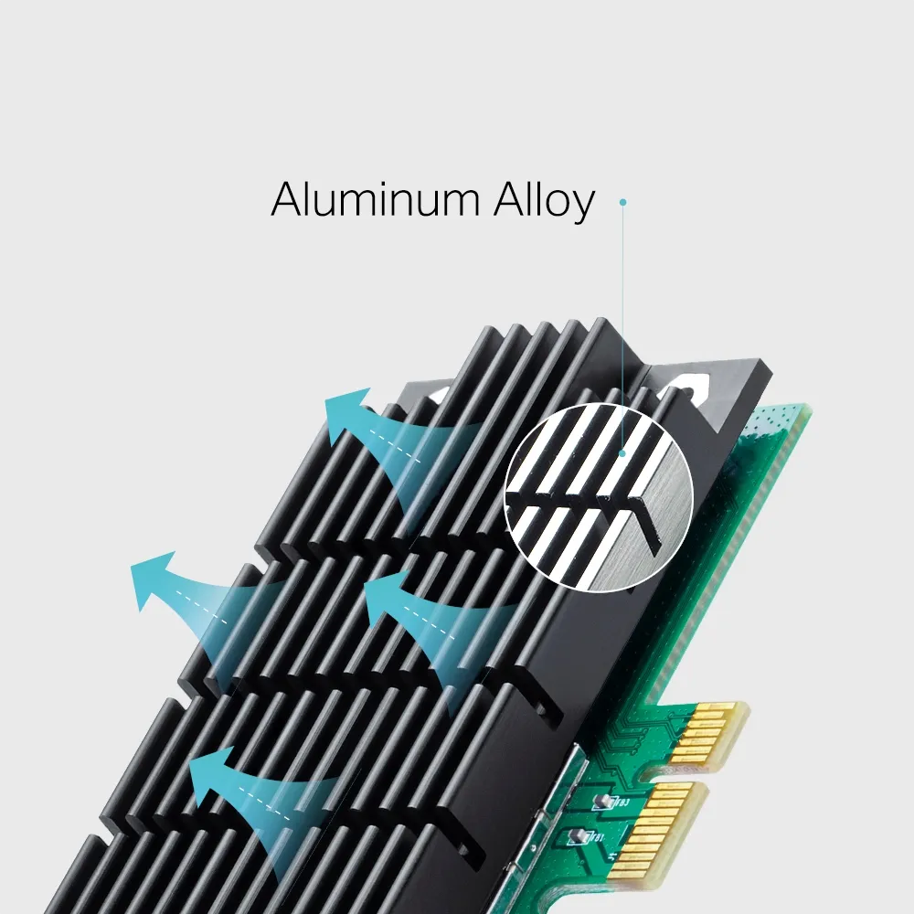כרטיס רשת AC1200 Wireless Dual Band PCI Express T4E מבית TP-LINK
