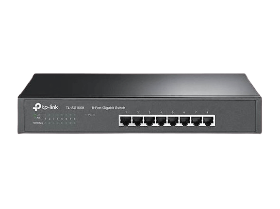 8-Port Gigabit Desktop/Rackmount Switch TL-SG1008 מבית TP-LINK