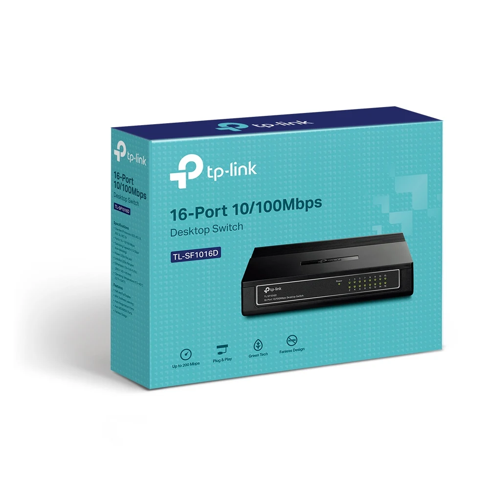 מתג פלסטיק SF1016D 10/100 16P