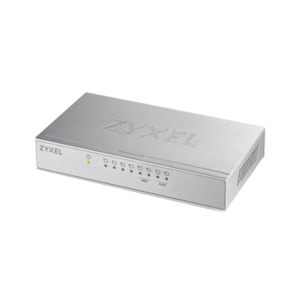 Zyxel GS-108B ‎‏ מתג מתכתי 8 פורטים‏