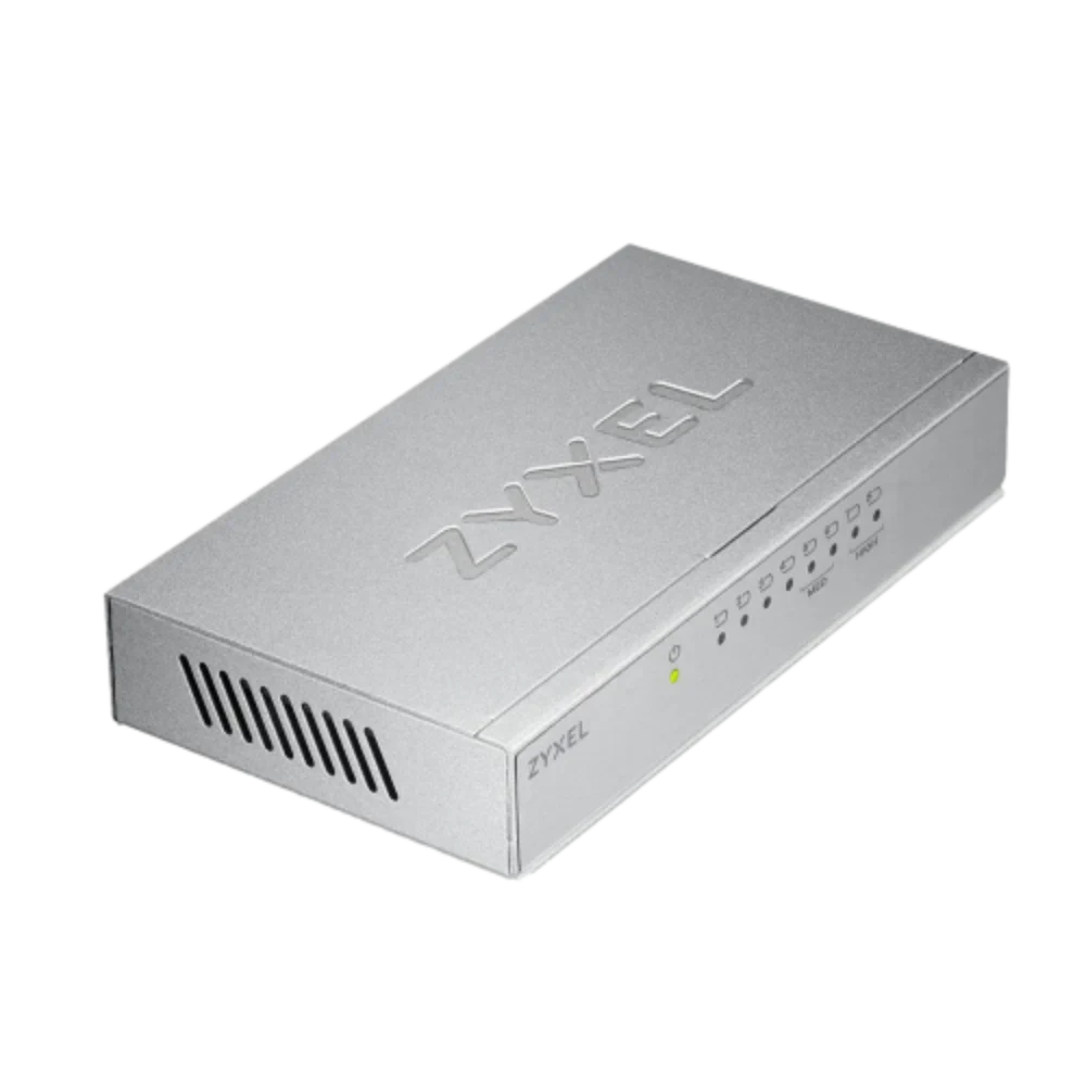 Zyxel GS-108B ‎‏ מתג מתכתי 8 פורטים‏