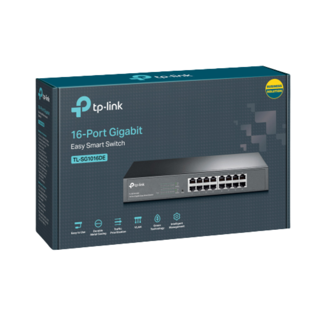 TL-SG1016DE ‎‏ מתג 16 פורטים ‏G‏1‏