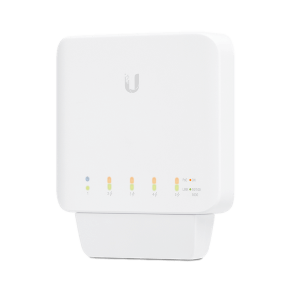 מתג PoE מנוהל עם 5 יציאות USW-FLEX מבית UBIQUITI