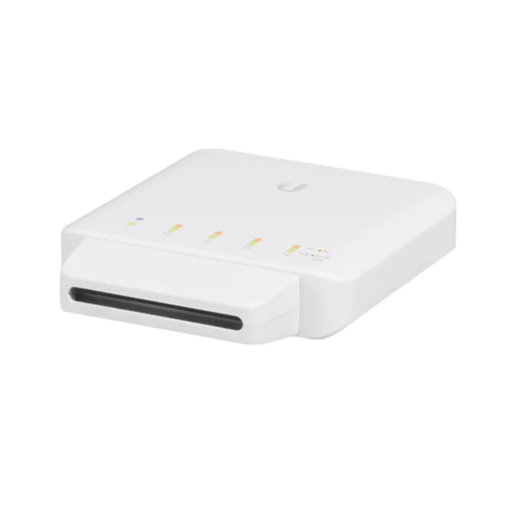 מתג PoE מנוהל עם 5 יציאות USW-FLEX מבית UBIQUITI