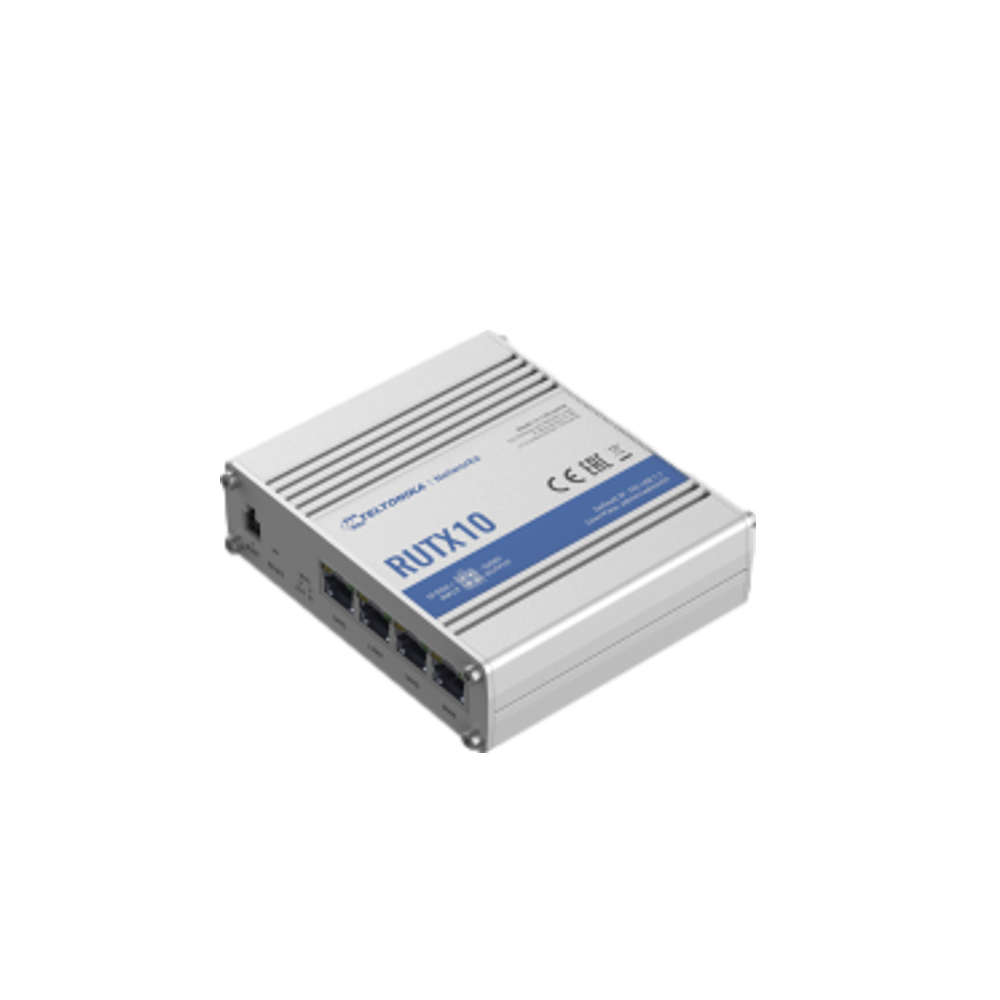 נתב תעשייתי קווי (ללא סים) Teltonika RUTX10 (NO LTE)
