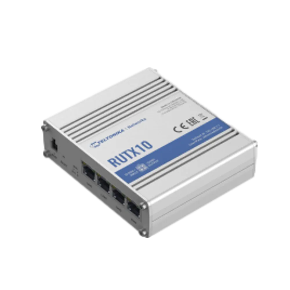 נתב תעשייתי קווי (ללא סים) Teltonika RUTX10 (NO LTE)