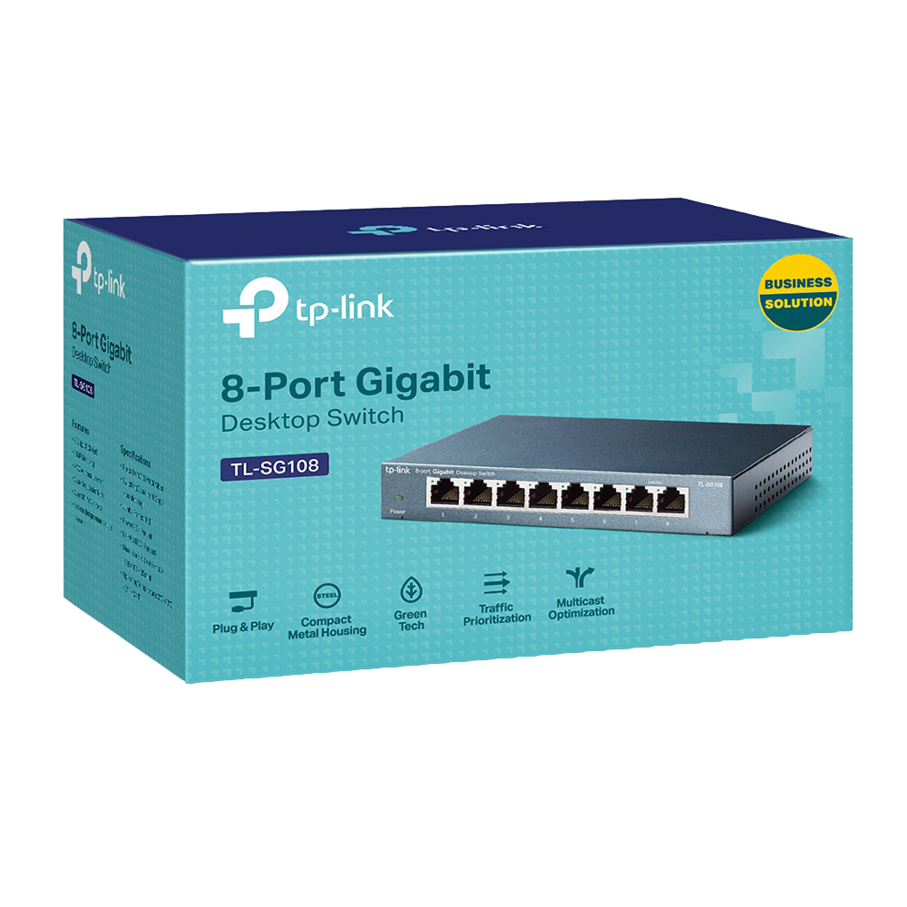 Tp-link SG108 8-Port 10/100/1000Mbps Desktop Switch