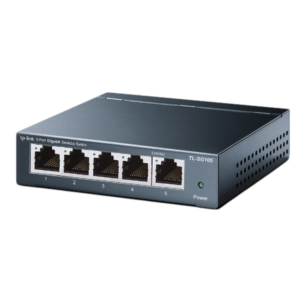 מתג מתכת קטן SG105 5PORT GIGA