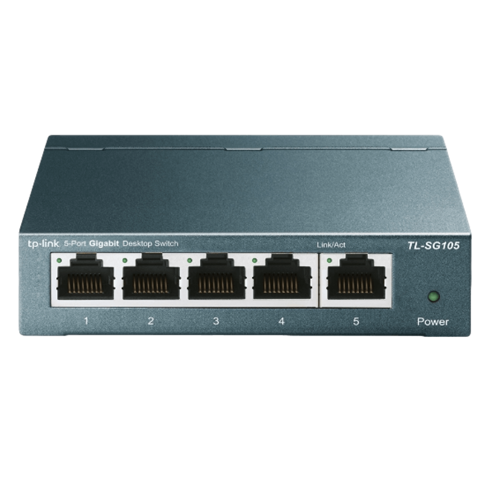 מתג מתכת קטן SG105 5PORT GIGA