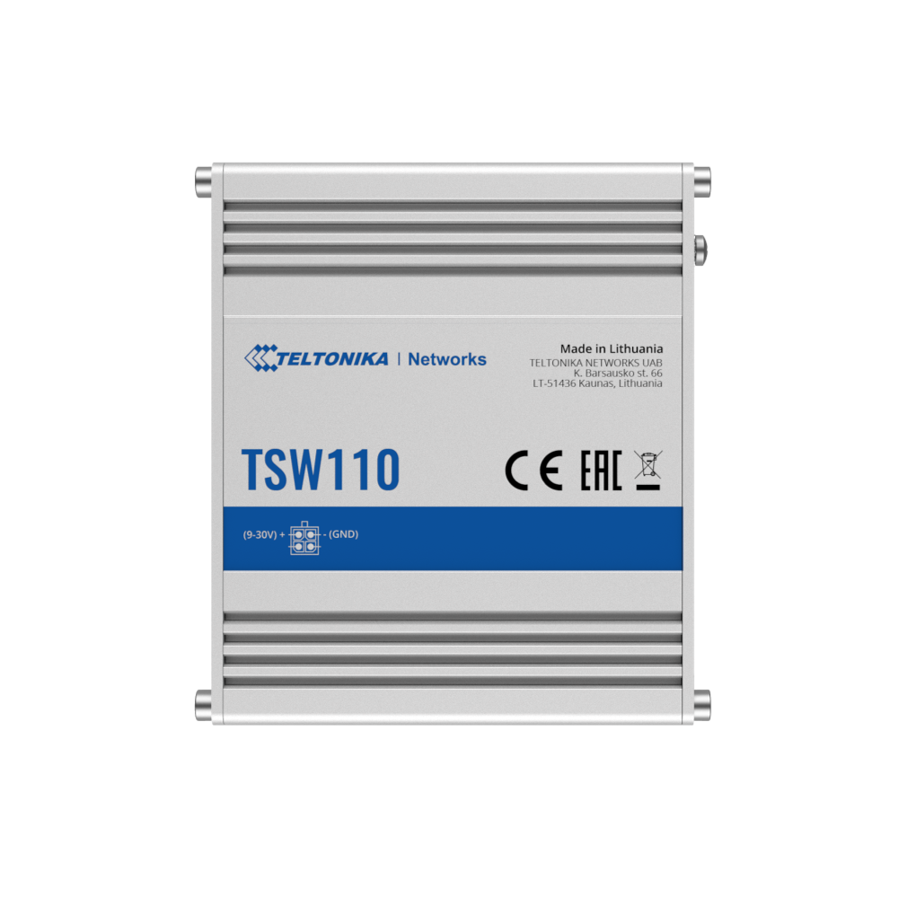 מתג תעשייתי לא מנוהל Teltonika TSW110
