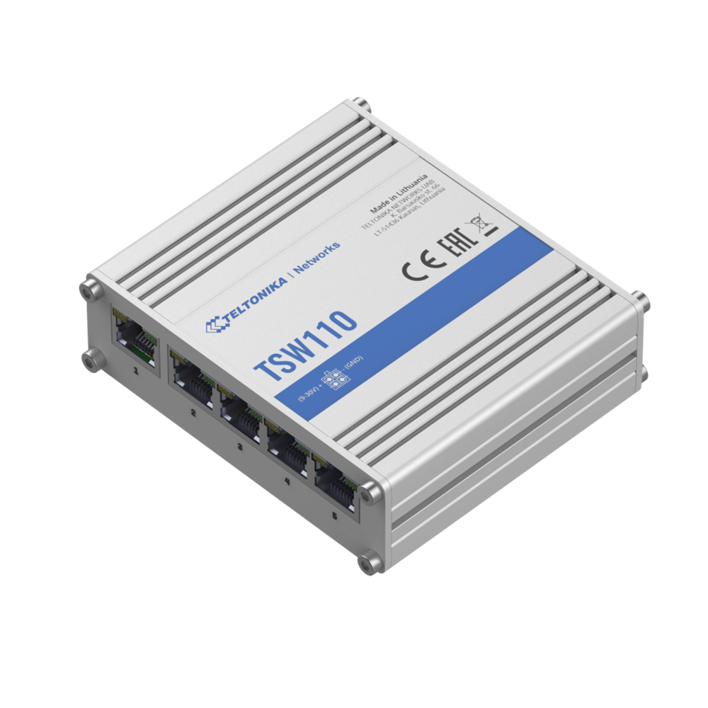 מתג תעשייתי לא מנוהל Teltonika TSW110
