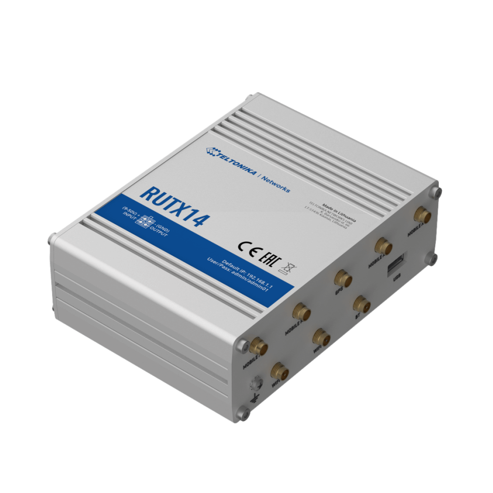 נתב סלולרי Teltonika RUTX14 4G LTE CAT12