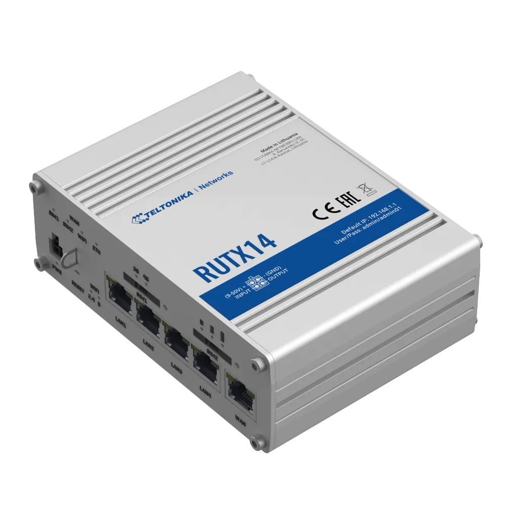 נתב סלולרי Teltonika RUTX14 4G LTE CAT12