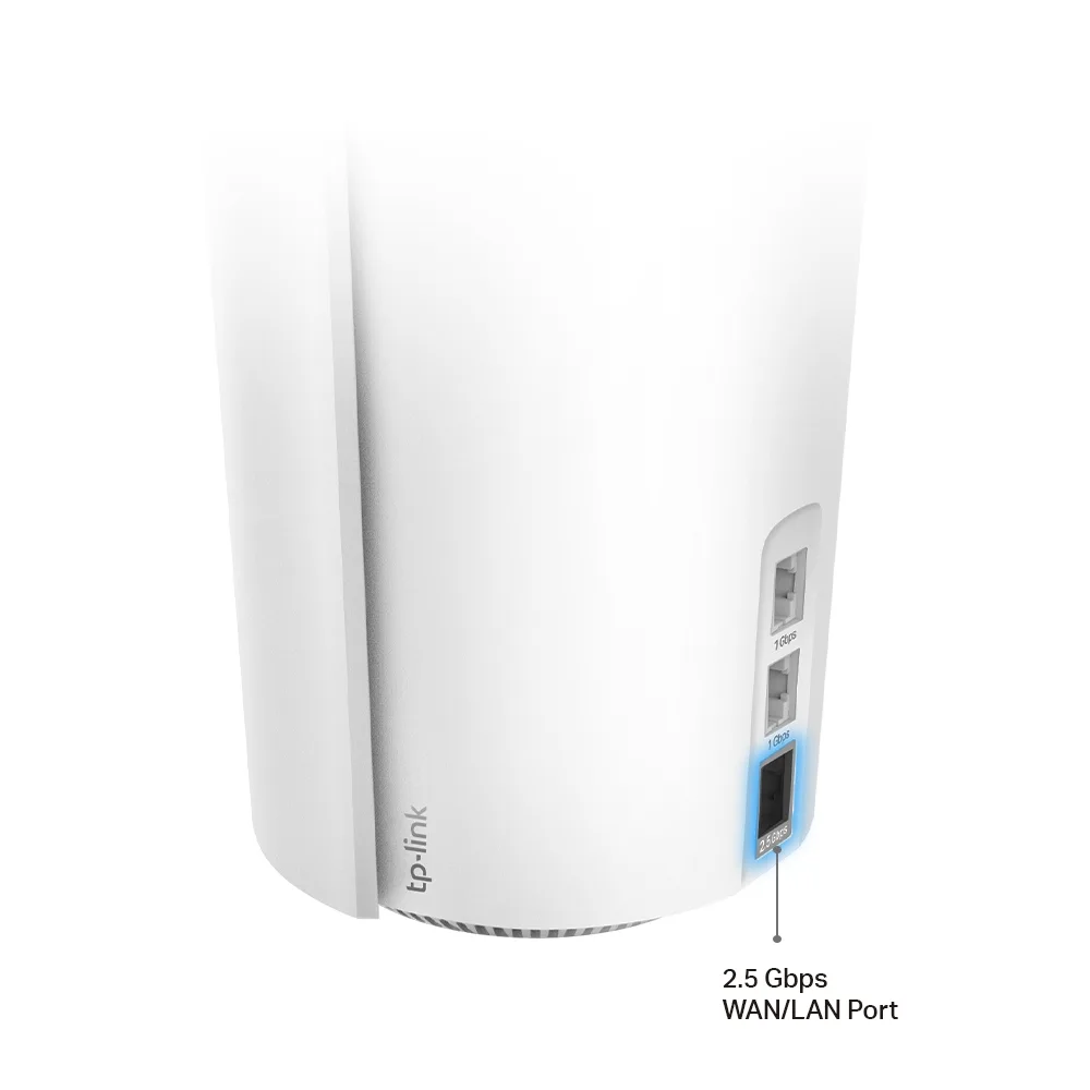 מגדיל טווח ‏Deco X95 MESH AX7800 Tri-Band Wi-Fi 6 Tp-Link‎‏ (2 יח' באריזה)‏