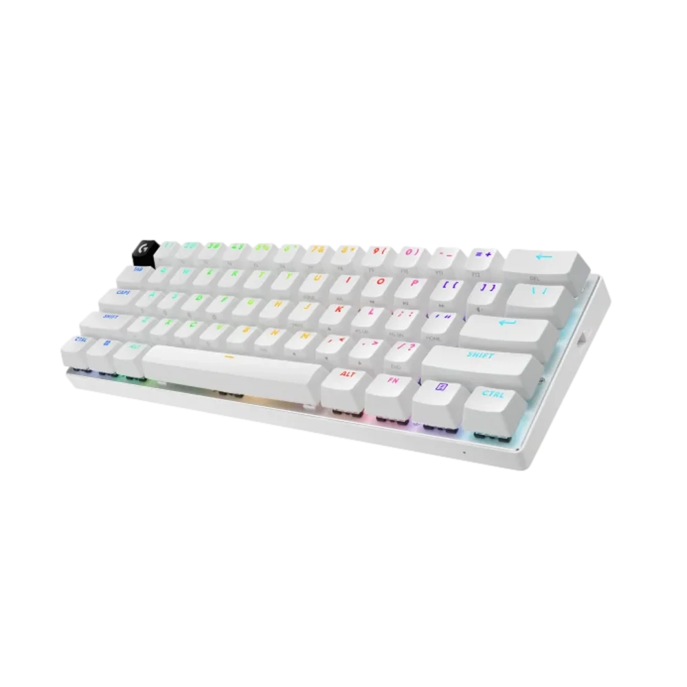 מקלדת גיימינג אלחוטית –Logitech G Pro X 60 TKL בצבע לבן