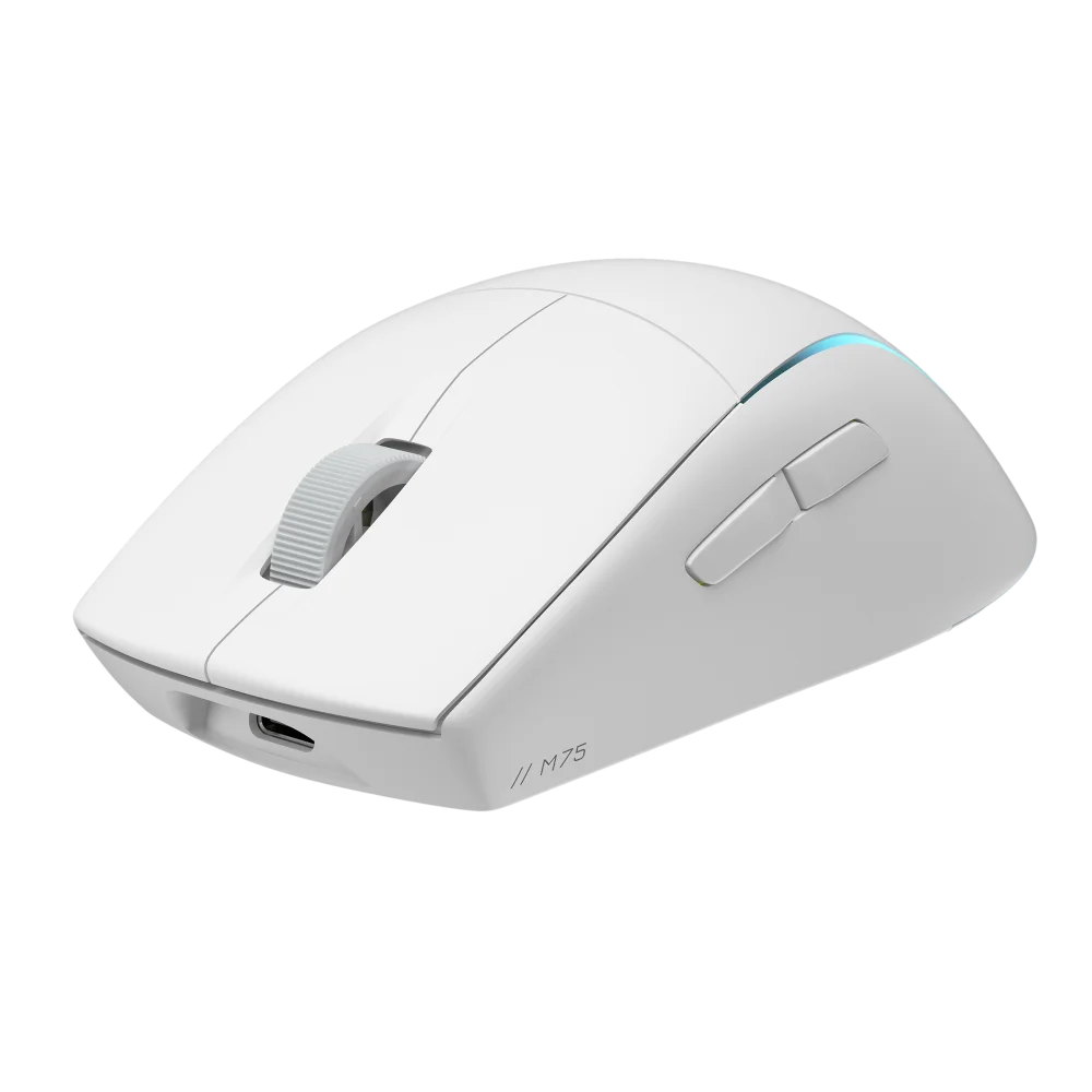 עכבר גיימינג אלחוטי לבן CORSAIR M75 WIRELESS Lightweight RGB