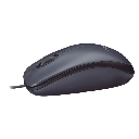 עכבר חוטי Logitech M100 בצבע אפור