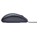 עכבר חוטי Logitech M100 בצבע אפור