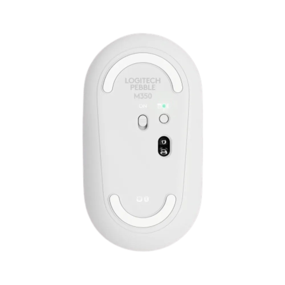 עכבר אלחוטי Logitech M350 לבן