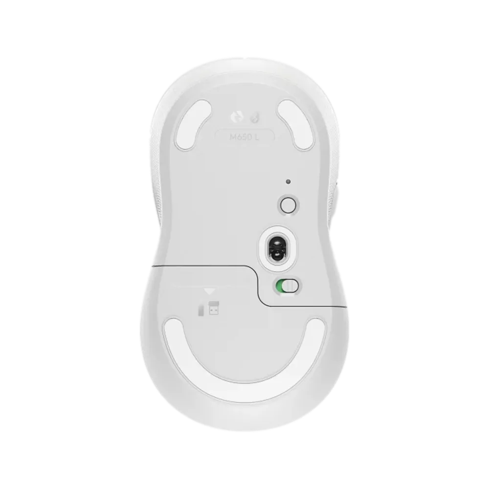 עכבר LOGITECH M650 LARGE 2.4/BT לבן