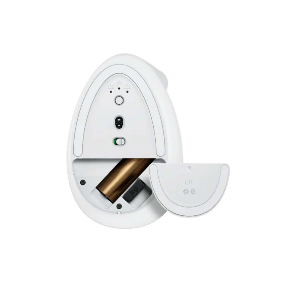 עכבר אלחוטי ארגונומי-LOGITECH LIFT FOR MAC – OFF WHITE