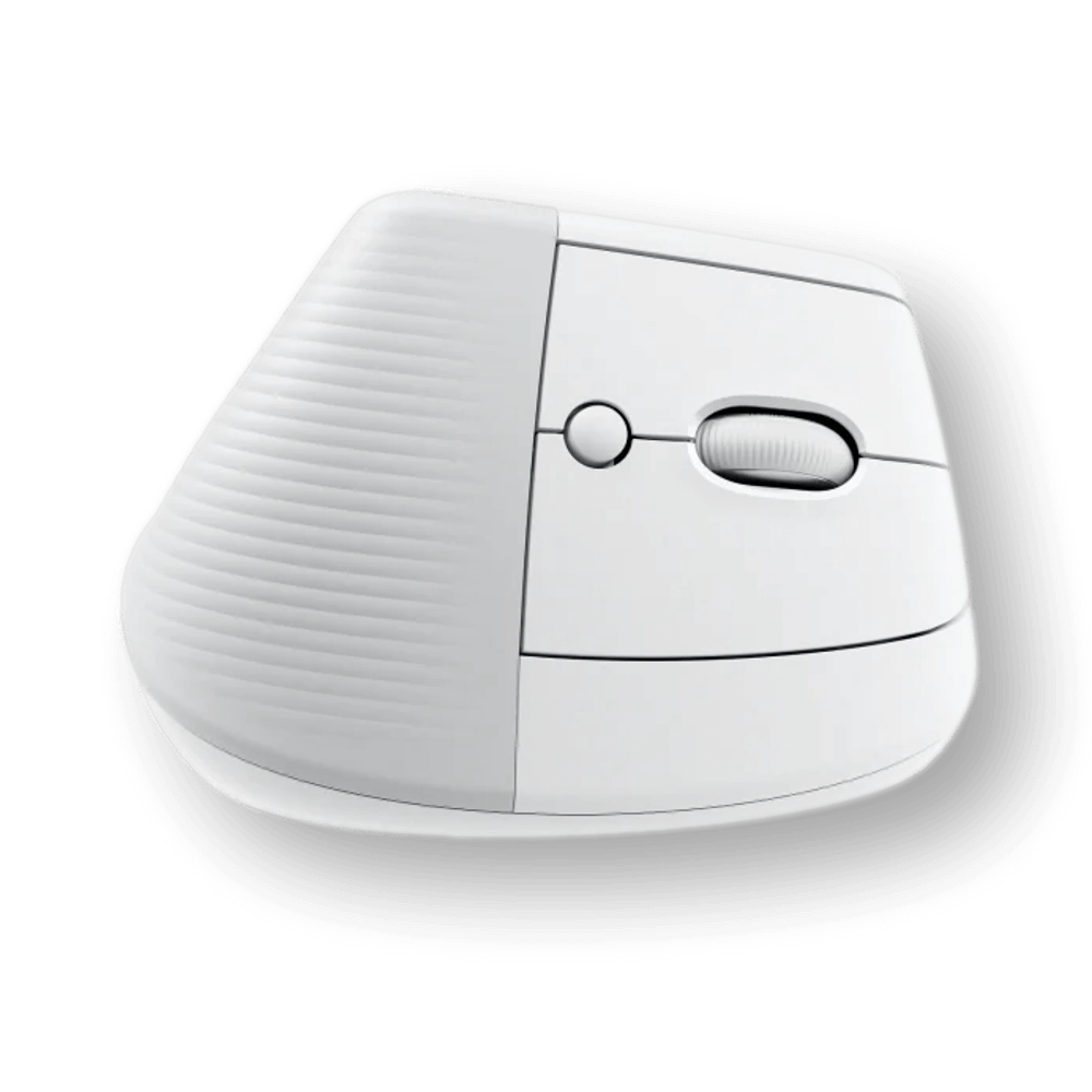 עכבר אלחוטי ארגונומי-LOGITECH LIFT FOR MAC – OFF WHITE