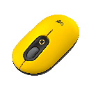 עכבר אלחוטי בצבע שחור צהוב LOGITECH POP 2.4GHZ/BT