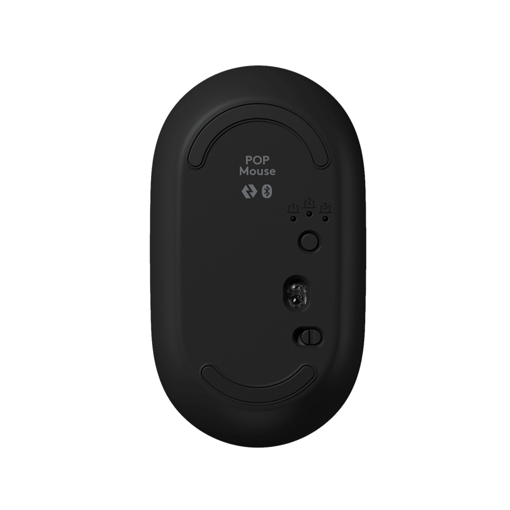 עכבר אלחוטי בצבע שחור צהוב LOGITECH POP 2.4GHZ/BT