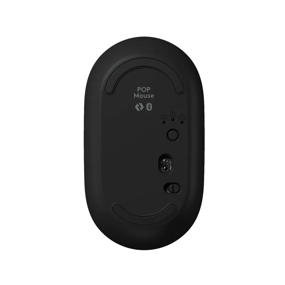 עכבר אלחוטי בצבע שחור צהוב LOGITECH POP 2.4GHZ/BT