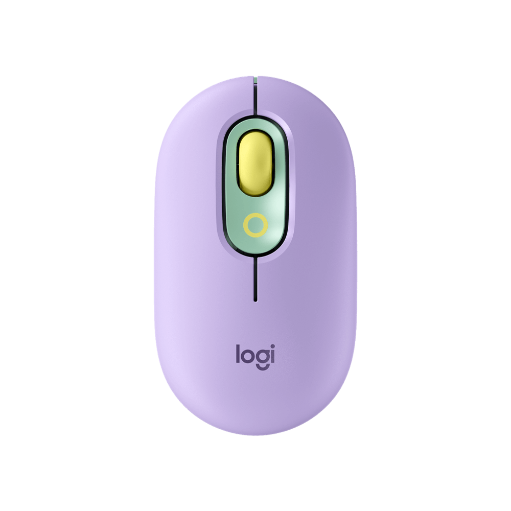 עכבר סגול,מנטה,צהוב LOGITECH POP 2.4GHZ/BT