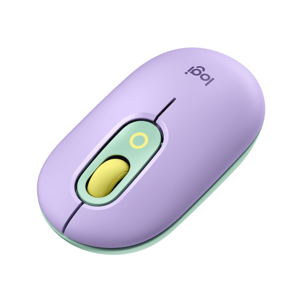 עכבר סגול,מנטה,צהוב LOGITECH POP 2.4GHZ/BT