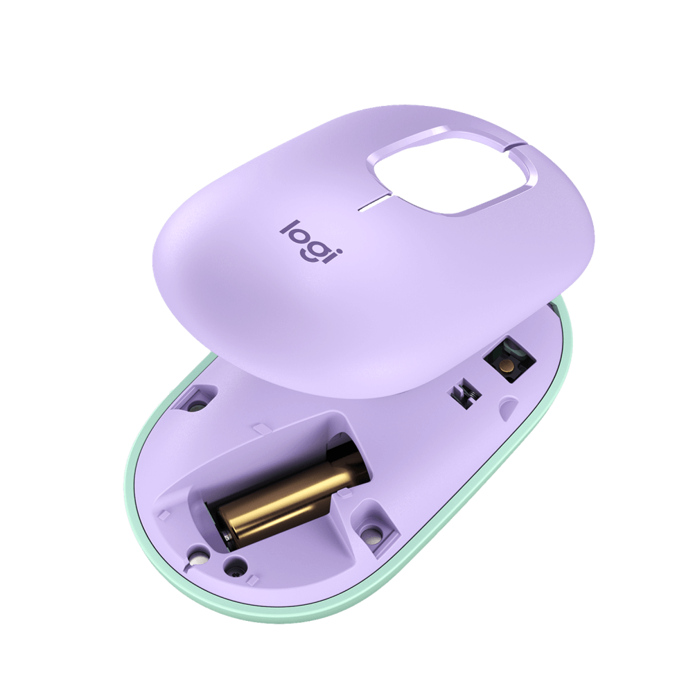 עכבר סגול,מנטה,צהוב LOGITECH POP 2.4GHZ/BT