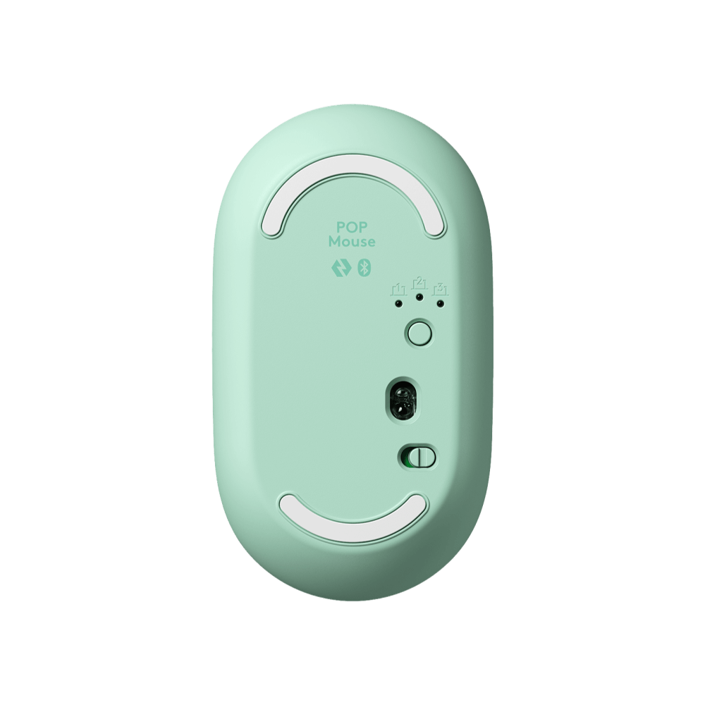 עכבר סגול,מנטה,צהוב LOGITECH POP 2.4GHZ/BT