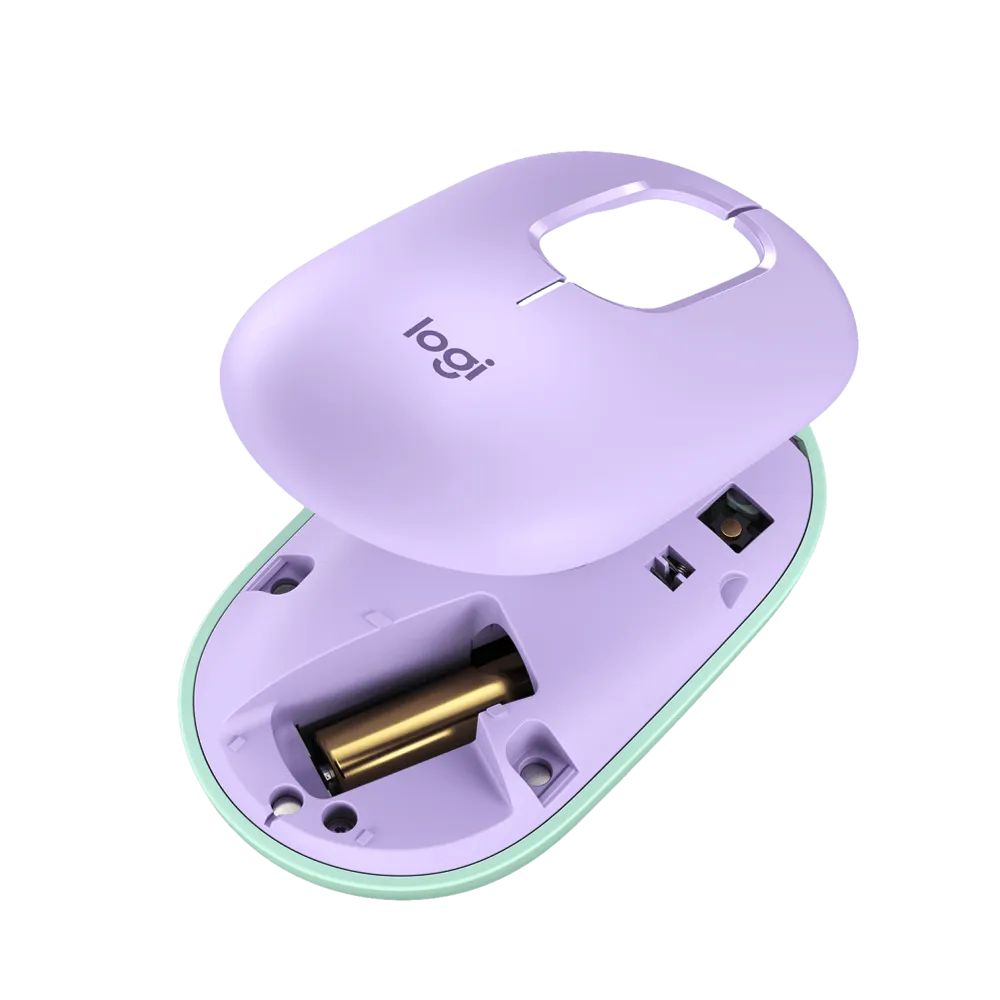 עכבר סגול,מנטה,צהוב LOGITECH POP 2.4GHZ/BT