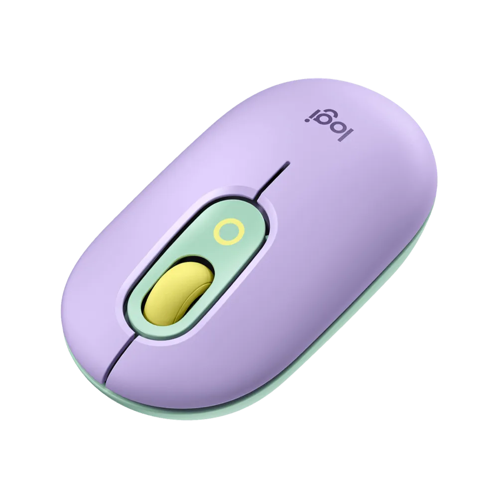 עכבר סגול,מנטה,צהוב LOGITECH POP 2.4GHZ/BT