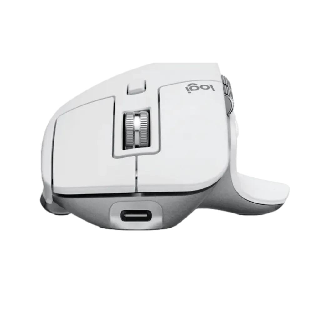 עכבר אלחוטי Logitech MX Master 3S - צבע אפור בהיר