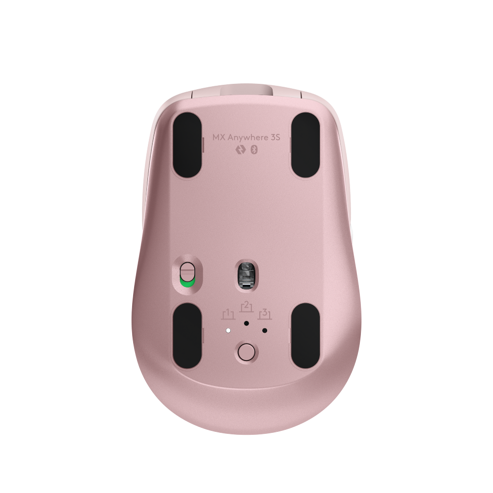 עכבר אלחוטי Logitech MX ANYWHERE 3S - צבע ורוד