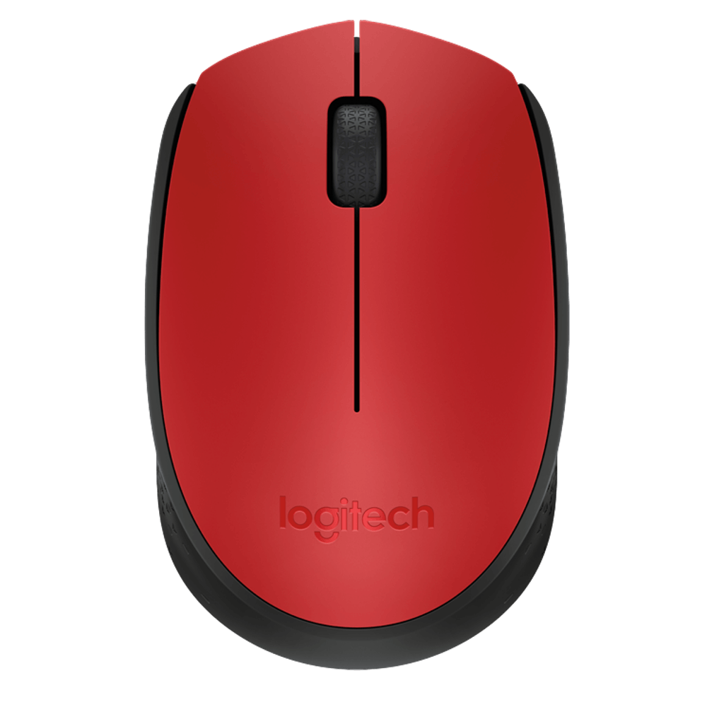 עכבר אלחוטי Logitech M171 Retail - בצבע אדום