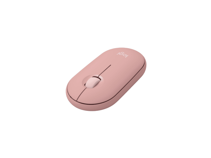 סט מקלדת ועכבר Logitech PEBBLE 2 COMBO K380S +M350S- צבע ורוד