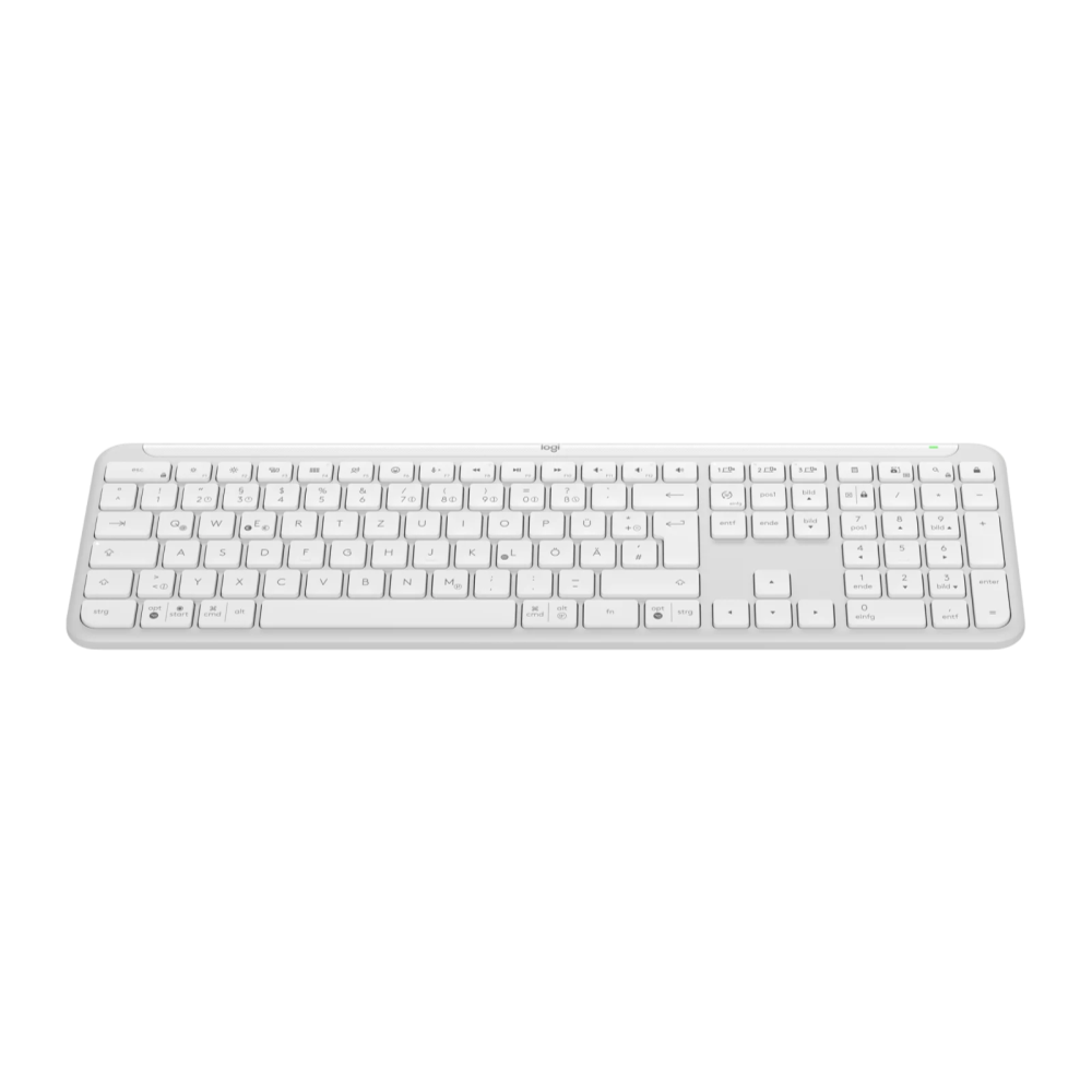  מקלדת גיימינג אלחוטית – K950 SLIM מבית Logitech בצבע Off-white 