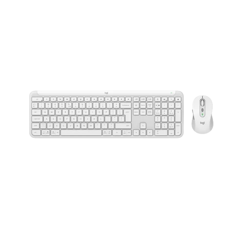 סט אלחוטי - Logitech MK950 SLIM מבית Logitech בצבע Off-white 