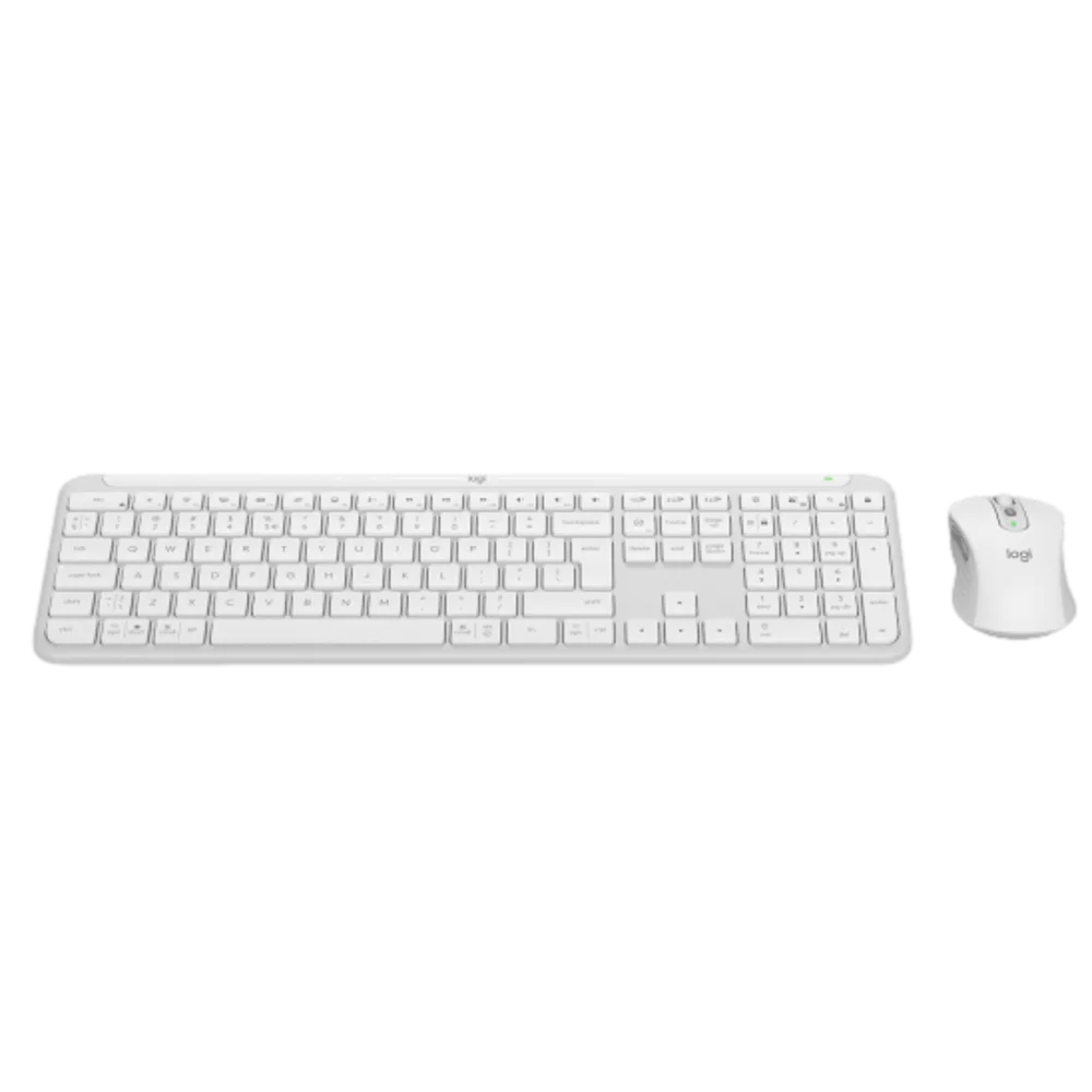  סט אלחוטי - Logitech MK950 SLIM מבית Logitech בצבע Off-white 