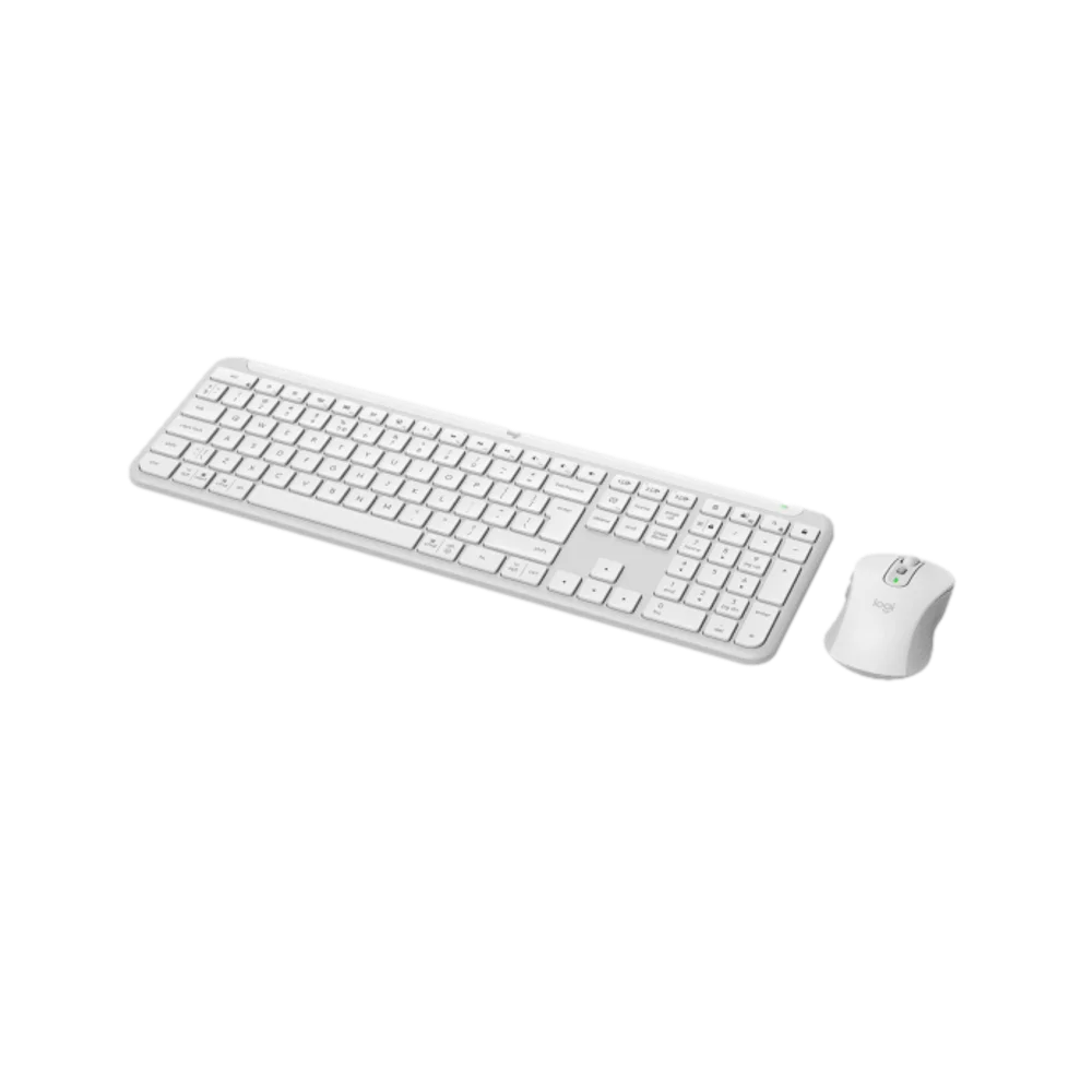  סט אלחוטי - Logitech MK950 SLIM מבית Logitech בצבע Off-white 