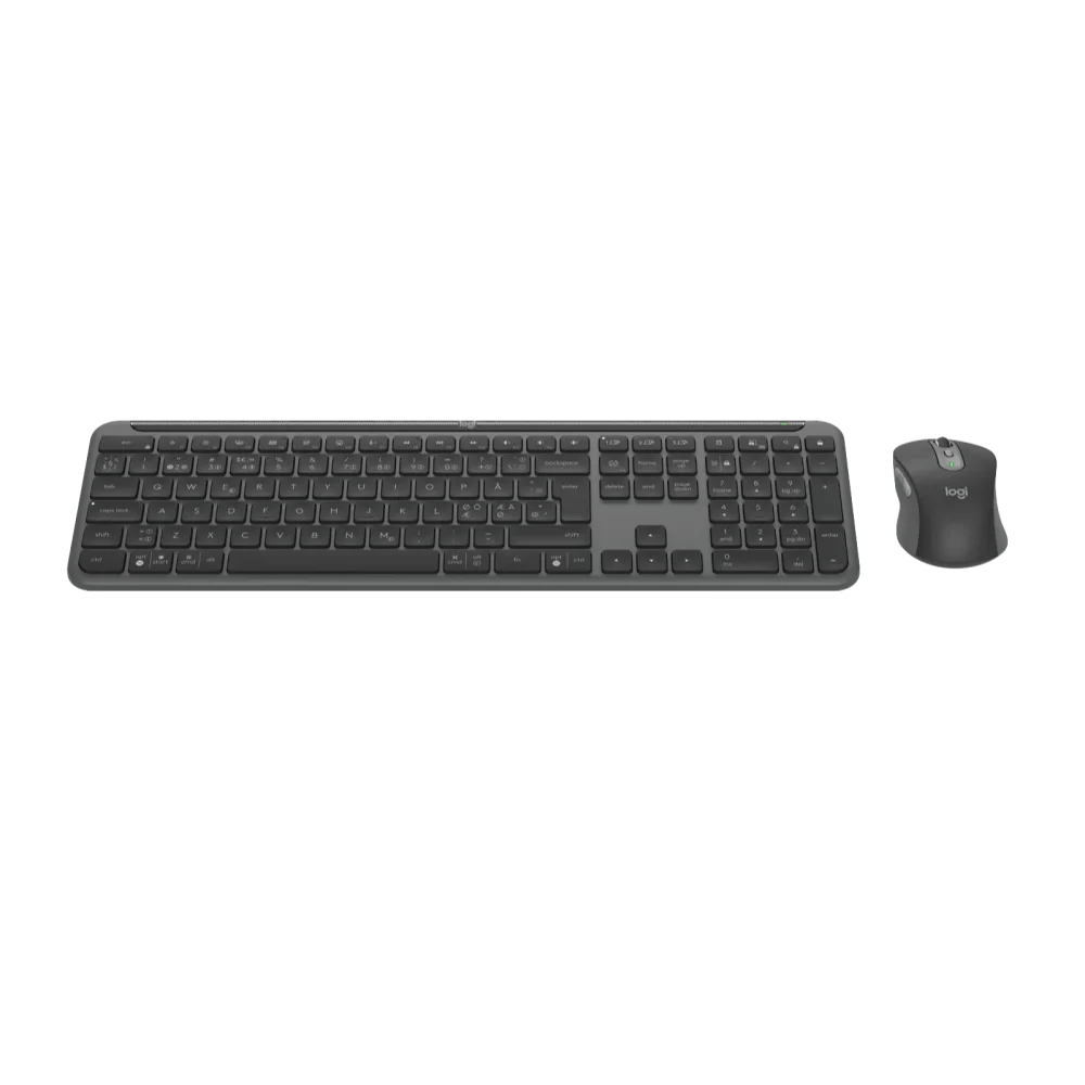  סט אלחוטי - Logitech MK950 SLIM מבית Logitech בצבע Graphite 