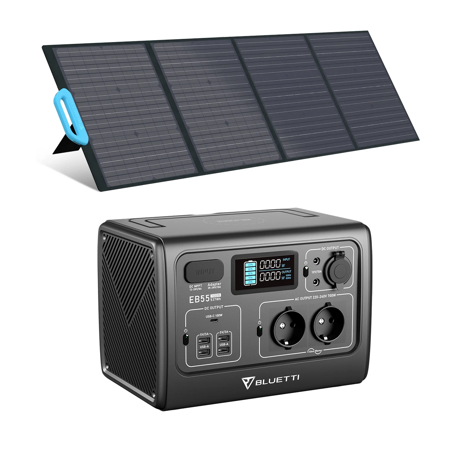  תחנת כוח ניידת BLUETTI EB55 | 700W 537Wh 